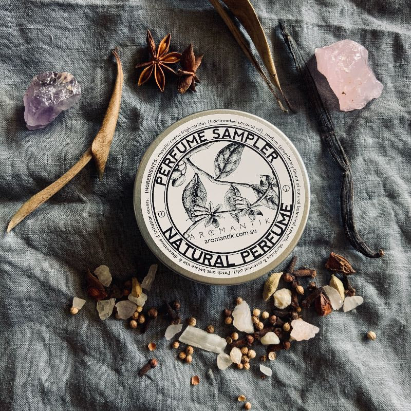 Choose your own Natural Perfume Samples Aromantik Natural Perfumes